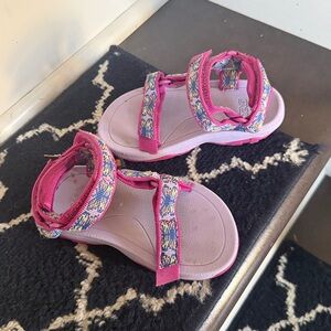 Teva Kids' Fuchsia and Multicolor Sandals